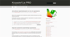Desktop Screenshot of krzysztoflis.pro